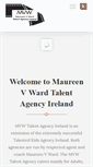 Mobile Screenshot of maureenvwardtalentagencyireland.com